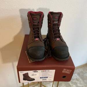 Avenger Hammer Brown Leather Composite Toe Waterproof Insulated Work Boots Mens